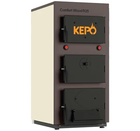 Cazan pe lemne, din tabla de otel, 35 kW, Comfort Wood, KEPO