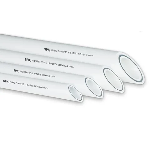 Teava PPR DN 40 cu fibra compozita, pentru incalzire si alimentare cu apa, PN 25, SPK