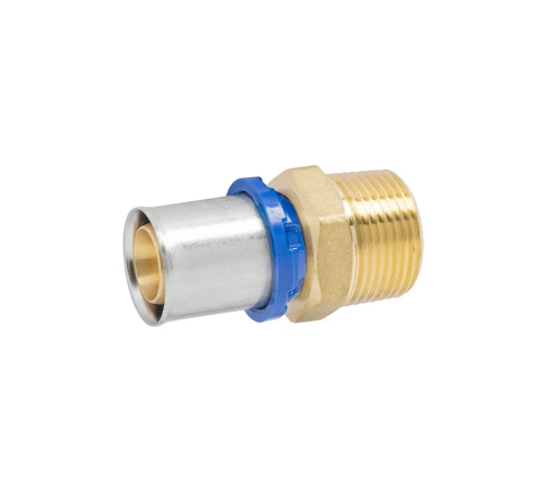 Racord presare drept 26 x 3/4", filet exterior, APE RACCORDERIE, alama, pentru tevi multistrat - imagine 2