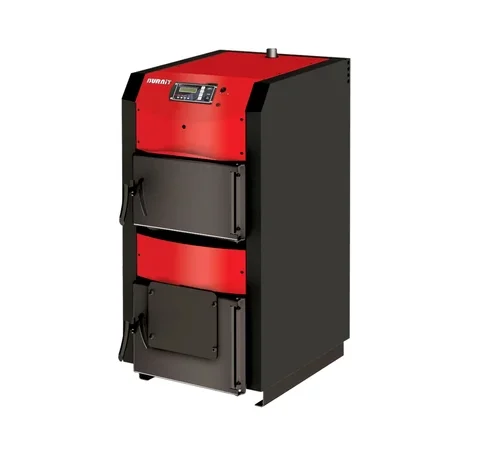 Cazan pe lemne, din tabla de otel, 90 kW, cu ventilator, NWB PRIME 90, BURNiT
