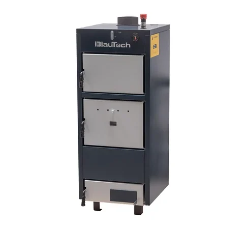Cazan pe lemne, din tabla de otel, 18 kW, PMSBM20B, BlauTech