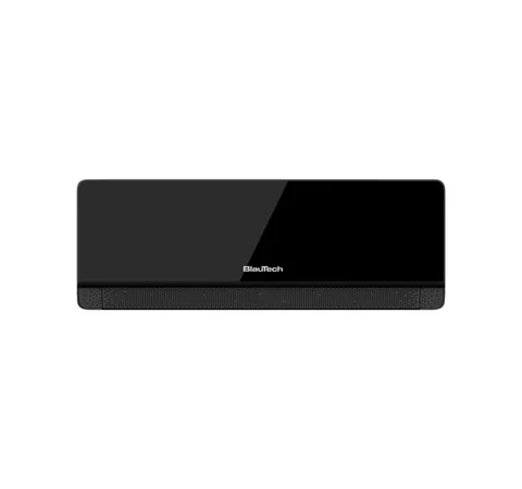 Aparat aer conditionat inverter split, 9000 BTU, A+++, negru, WiFi, cu micropori, racire-incalzire, dezumidificare, lumina UVC, silentios, design elegant, BlauTech Premium Plus